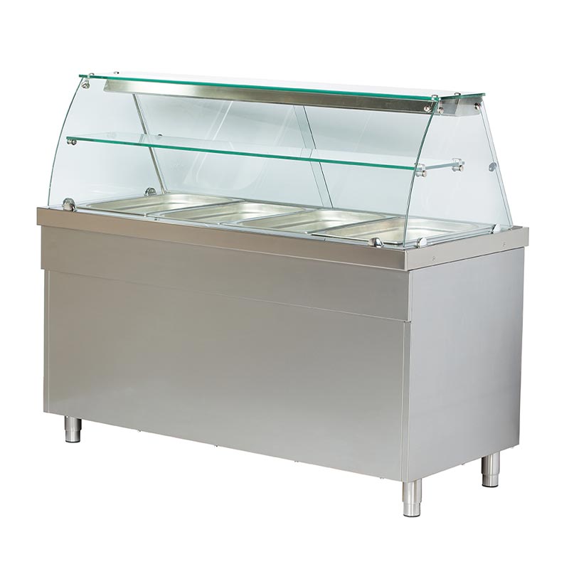 Arisco Sıcak Dolaplı Camekanlı Bain Marie, 4/1 GN Kapasiteli — Arisco