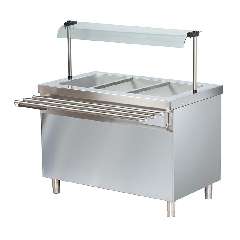 Arisco Soğuk Servis Ünitesi, 3/1 GN, 115x70x85 cm, Açık Dolaplı — Arisco — Görsel 2
