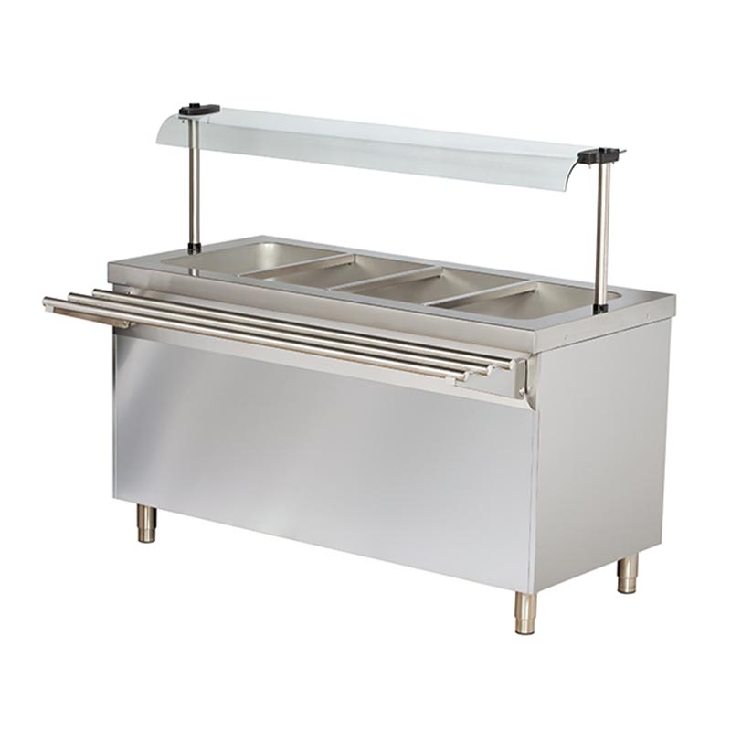 Arisco Soğuk Servis Ünitesi, 4/1 GN, 147x70x85 cm, Açık Dolaplı — Arisco — Görsel 2