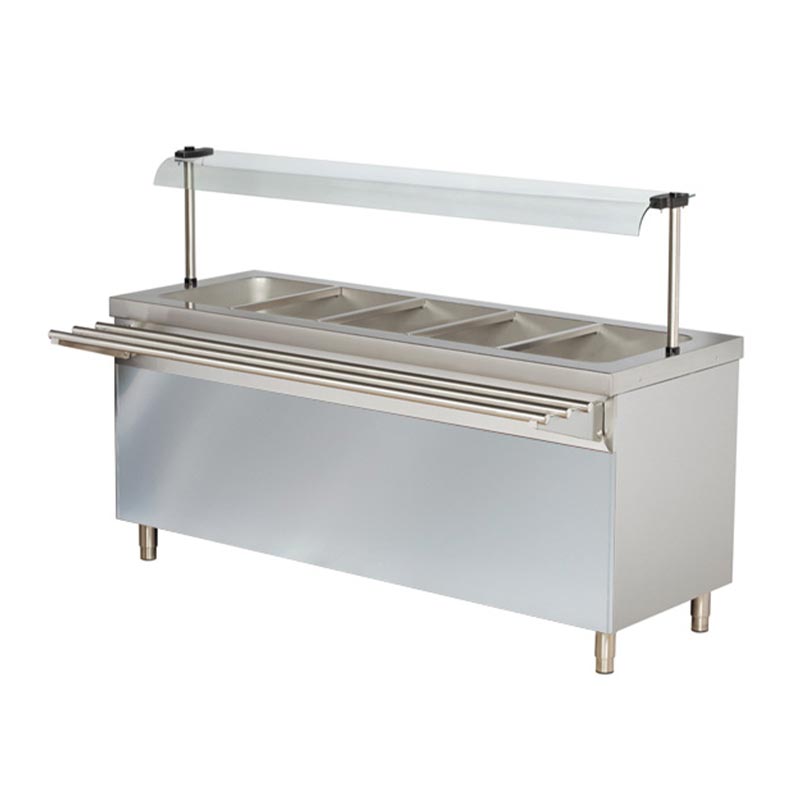 Arisco Soğuk Servis Ünitesi, 5/1 GN, 180x70x85 cm, Açık Dolaplı — Arisco — Görsel 2