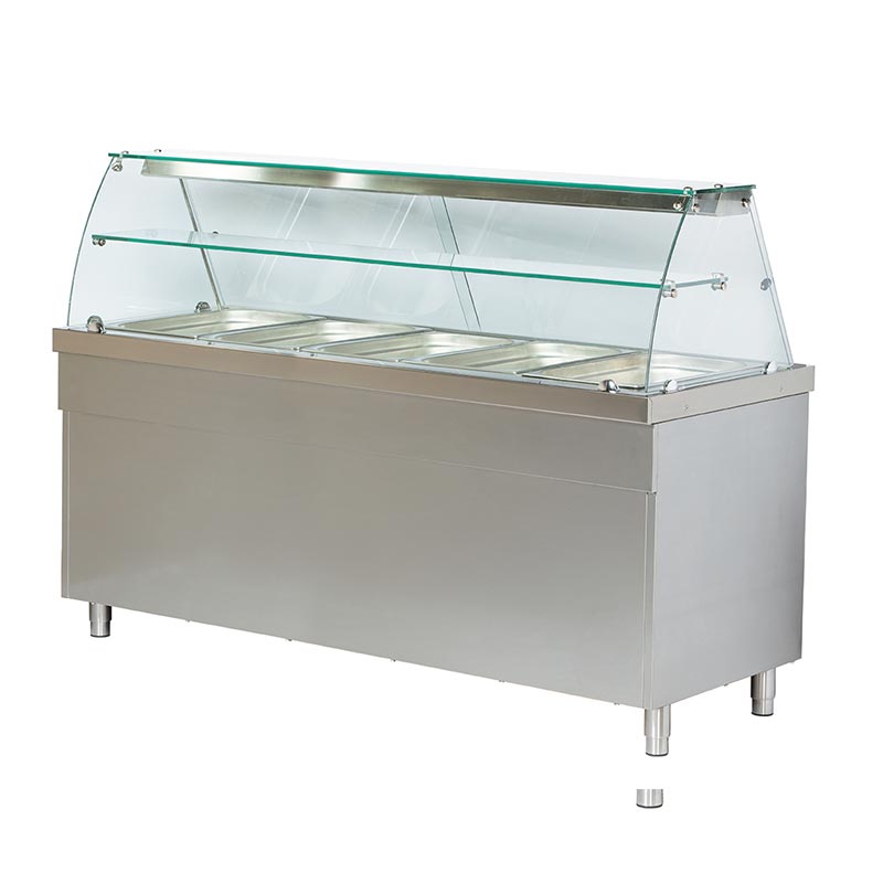 Arisco Soğutmalı Saladbar, 5/1 GN Kapasiteli, Açık Dolaplı — Arisco