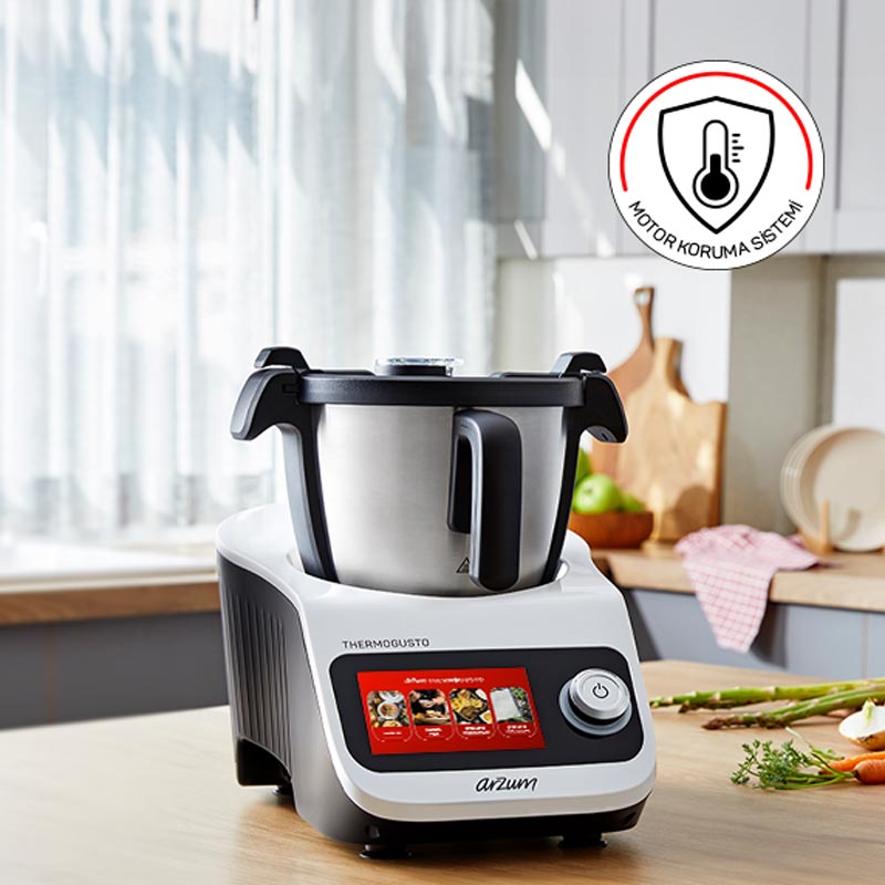 Arzum AR1181 Thermogusto Çok Fonksiyonlu Akıllı Mutfak Robotu, Beyaz — Arzum — Görsel 17
