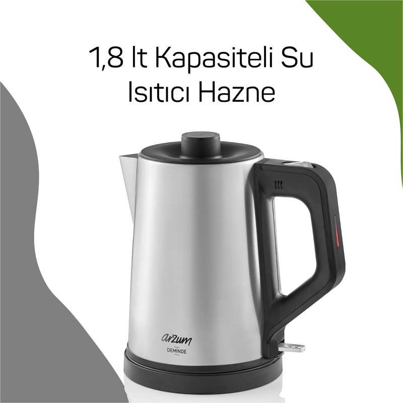 Arzum AR3129 Deminde Inox Çay Demleme Makinesi — Arzum — Görsel 4