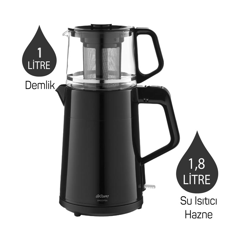 Arzum AR3134 Dreamtea Çay Makinesi, Siyah — Arzum — Görsel 2