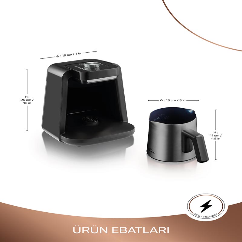Arzum OK0020 Okka Rich Spin Pro Türk Kahvesi Makinesi, Krom — Arzum — Görsel 4