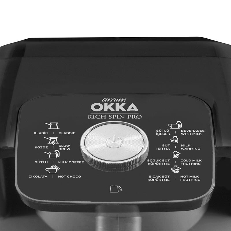 Arzum OK0020 Okka Rich Spin Pro Türk Kahvesi Makinesi, Krom — Arzum — Görsel 6