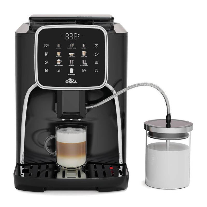 Arzum Okka Espresso Pro M Tam Otomatik Espresso Kahve Makinesi, Siyah Krom — Arzum — Görsel 2