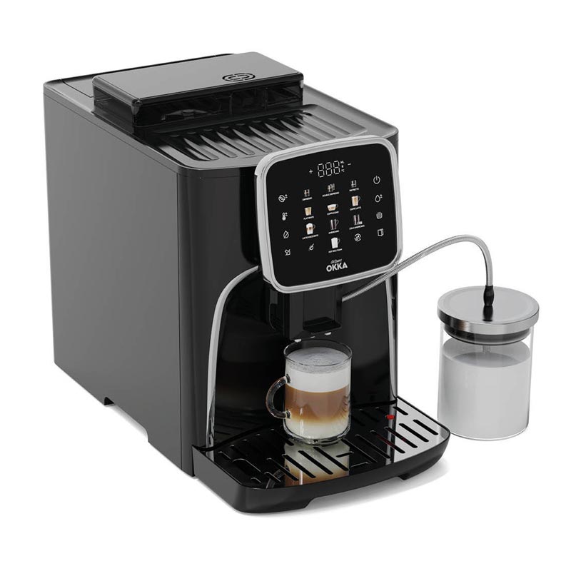 Arzum Okka Espresso Pro M Tam Otomatik Espresso Kahve Makinesi, Siyah Krom — Arzum — Görsel 3