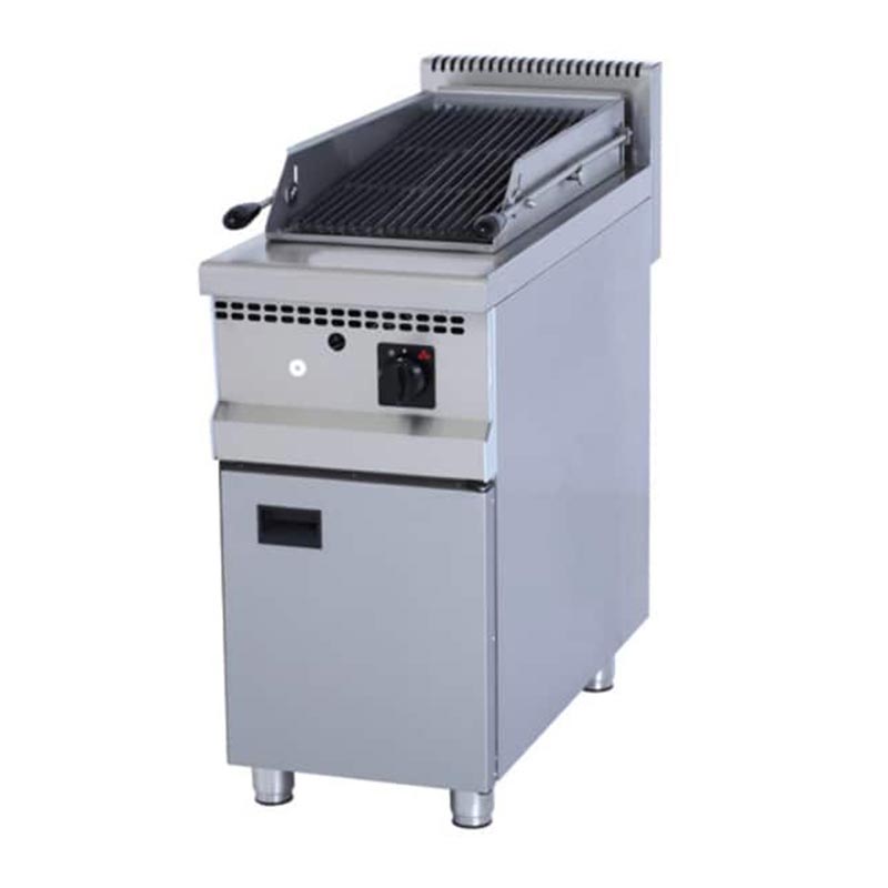 Atalay AAIG-490 900 Seri Dolaplı Su Çekmeceli Döküm Amerikan Izgara, 40x90 cm, Doğalgazlı — Atalay