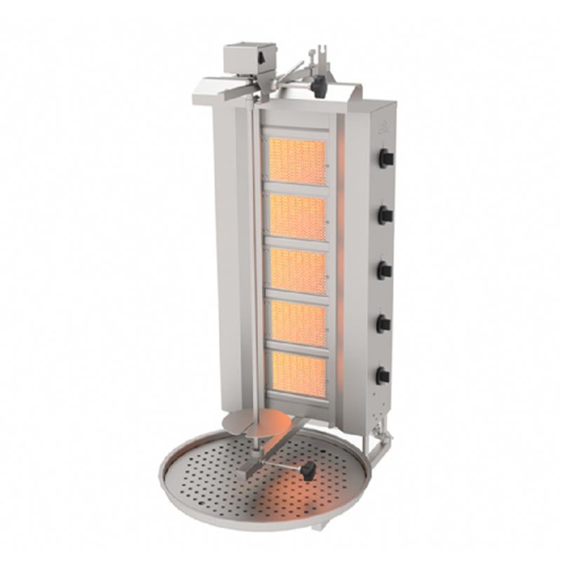 Atalay ADG-5U Üstten Motorlu 5 Radyanlı Döner Makinesi, LPG'li — Atalay