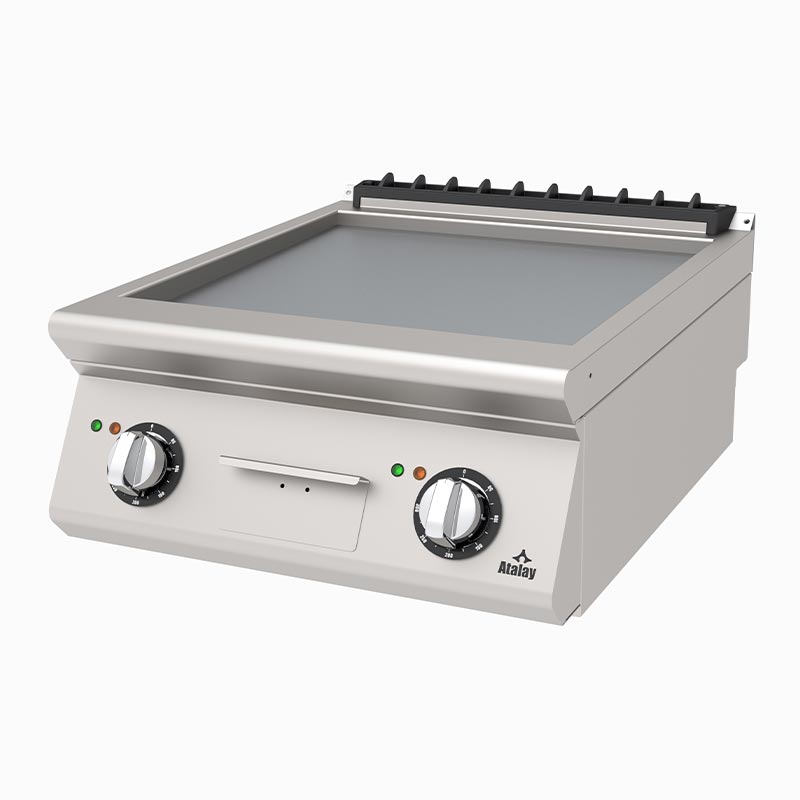 Atalay AEI-673 730 Seri Set Üstü Düz Pleyt Izgara, 60x73x30 cm, Elektrikli — Atalay
