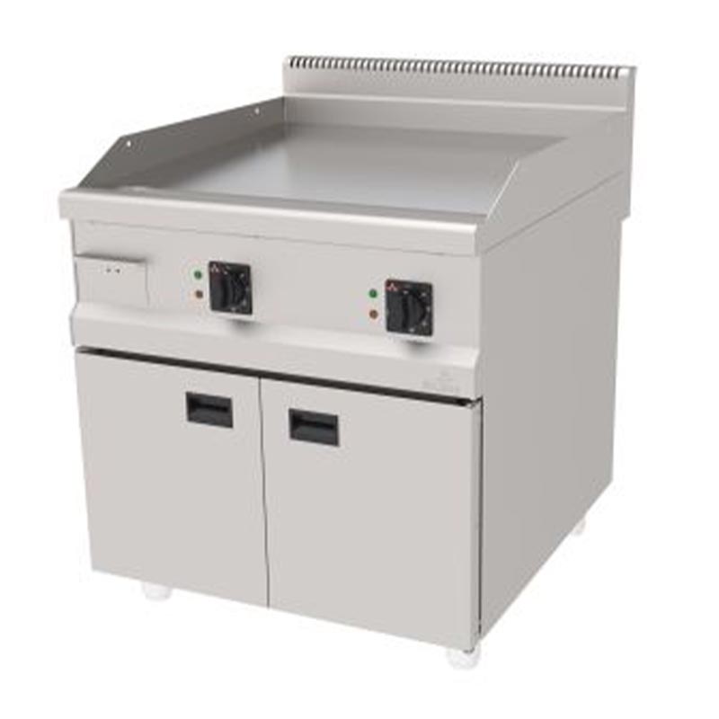 Atalay AEI-890CR 900 Seri Düz Pleyt Izgara, 80x90 cm, Krom Yüzeyli, Elektrikli — Atalay