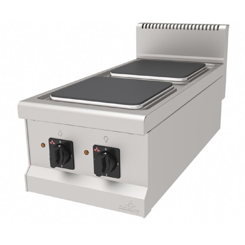 Atalay AEO-490S 900 Seri Set Üstü 2 Gözlü Ocak, Elektrikli — Atalay