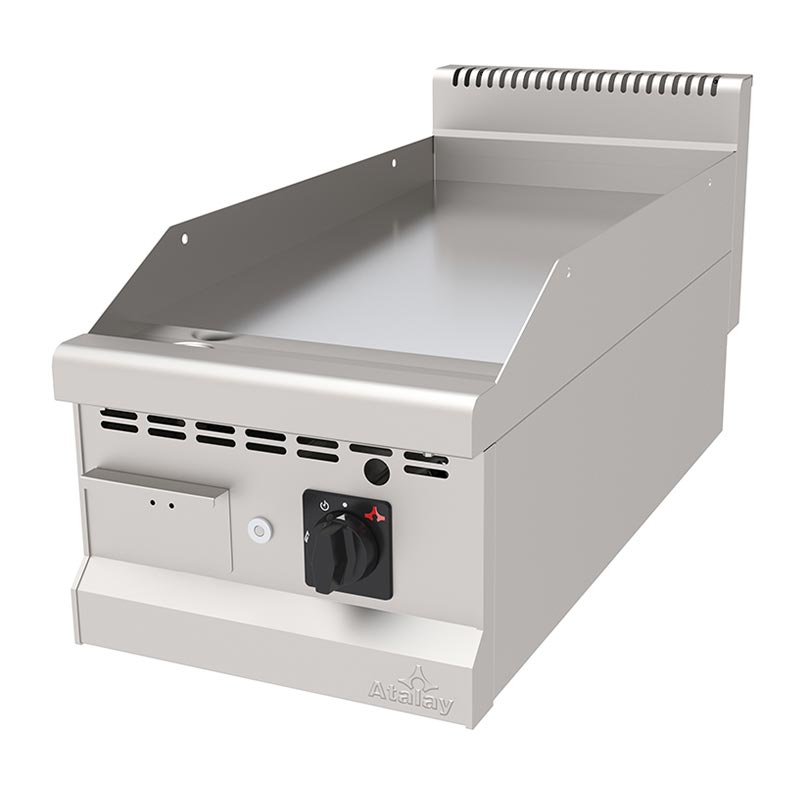 Atalay AGI-490SCR 900 Seri Setüstü Düz Pleyt Izgara, 40x90 cm, Krom Yüzeyli, LPG'li — Atalay