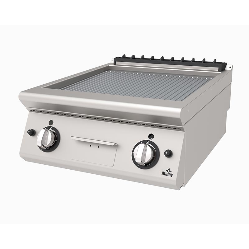 Atalay AGI-673-N 730 Seri Set Üstü Nervürlü Izgara, 60x73x30 cm, LPG'li — Atalay
