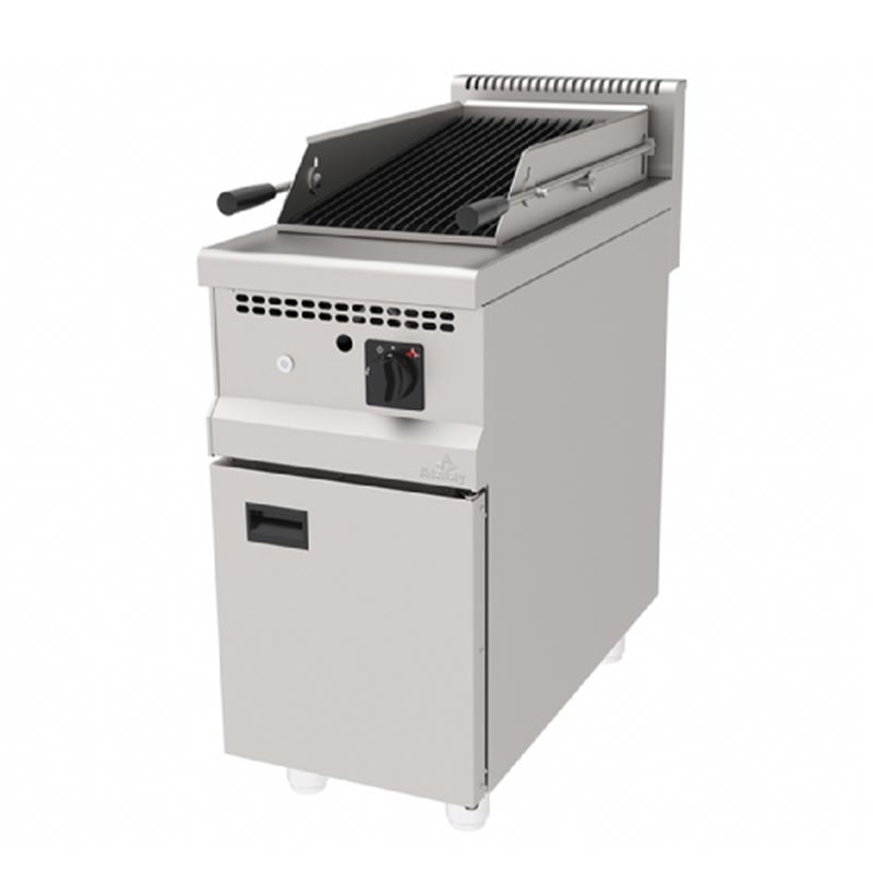 Atalay ALI-490 900 Seri Dolaplı Su Çekmeceli Lavataşlı Döküm Izgara, 40x90 cm, Doğalgazlı — Atalay