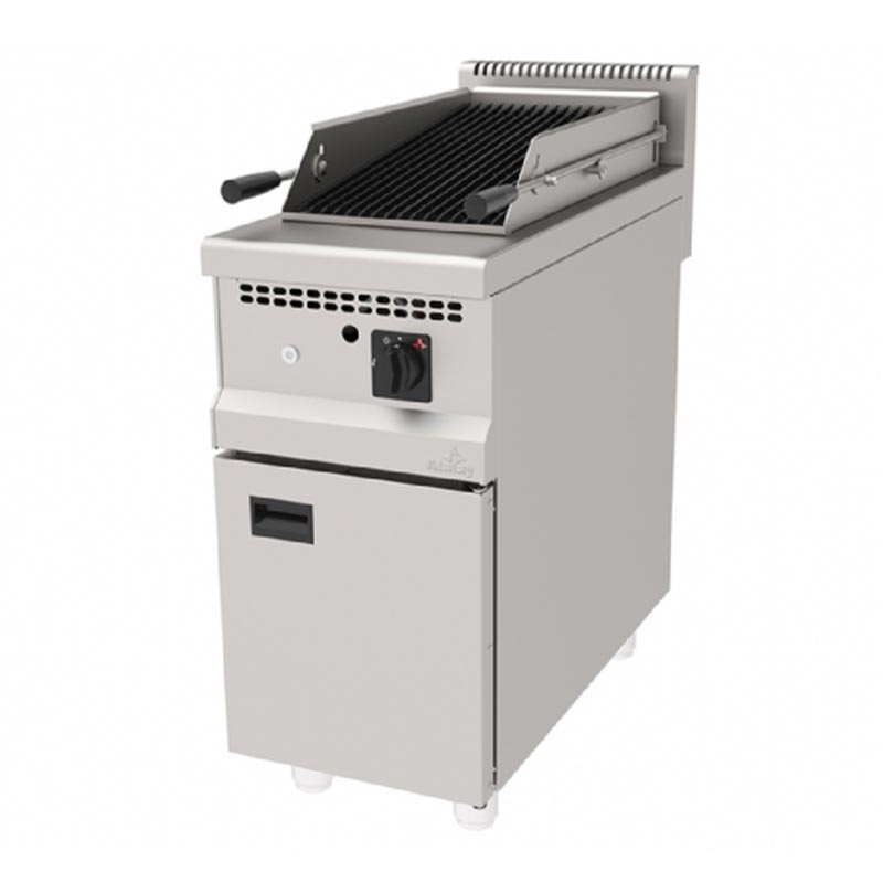 Atalay ALI-490 900 Seri Dolaplı Su Çekmeceli Lavataşlı Döküm Izgara, 40x90 cm, LPG'li — Atalay