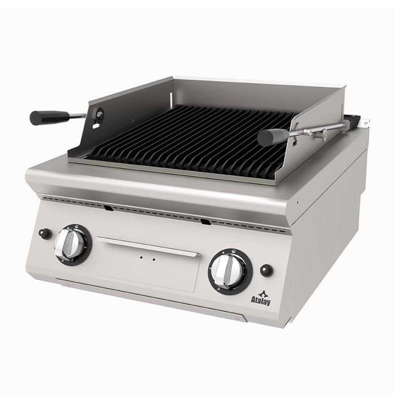 Atalay ALI-673 730 Seri Set Üstü Lavataşlı Izgara, 60x73 cm, Doğalgazlı — Atalay