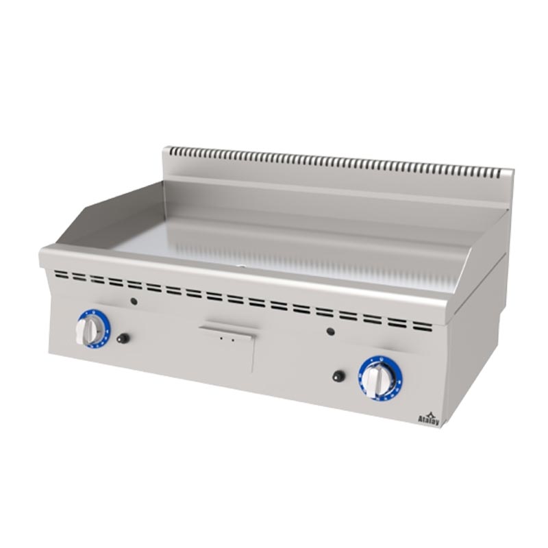 Atalay EAGI-1060CR 600 Seri Düz Pleyt Izgara, 100x60 cm, Krom Yüzeyli, LPG'li — Atalay