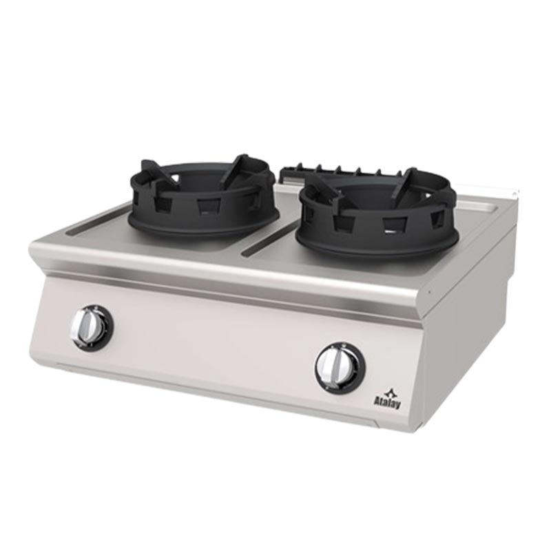 Atalay EAWO-860 600 Seri Wok Ocak, 80x60x30 cm, LPG'li — Atalay