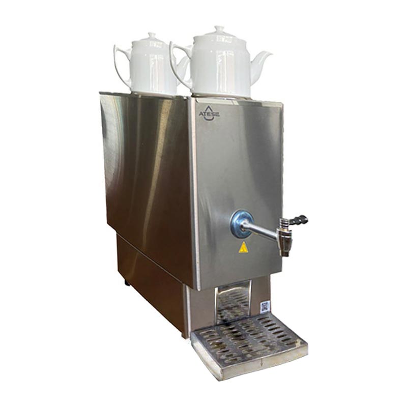 Ateşe Ayder Smart Çay Kazanı, 2 Demlikli, 18 L, Inox — Ateşe