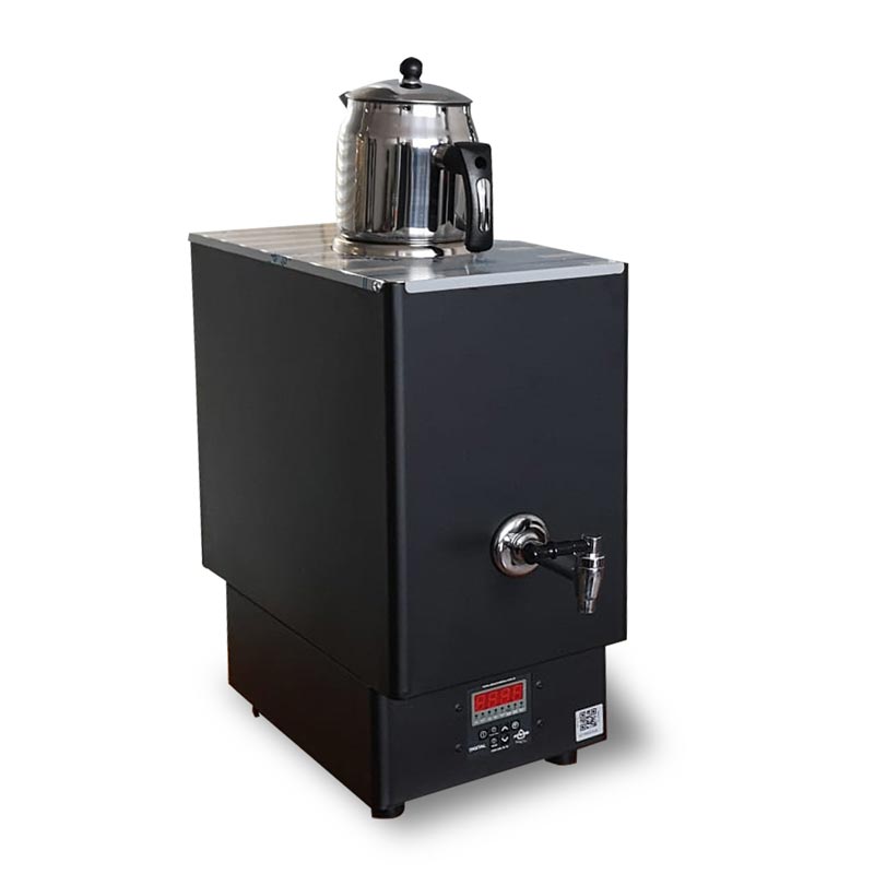 Ateşe Zeugma Smart Çay Makinesi, Tek Demlikli, 12 L, Elektrikli, Siyah — Ateşe