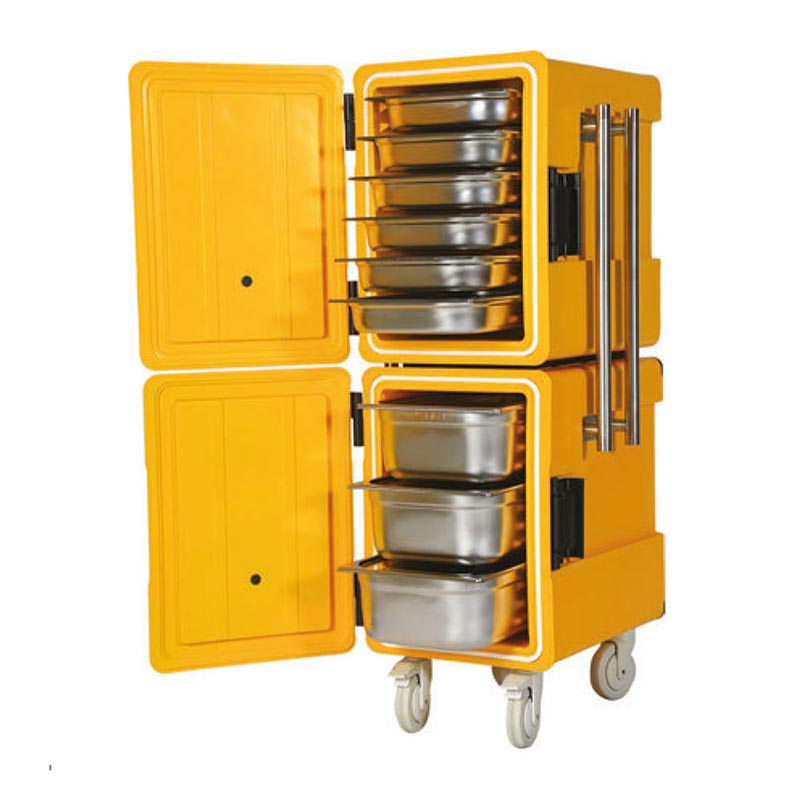 Avatherm 600M Double Thermobox, Tekerlekli, Sarı — Avatherm