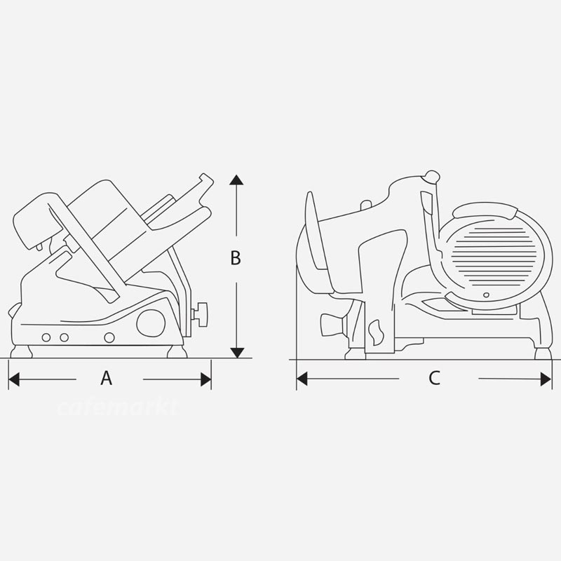 Berkel Pro Line XS25 Gıda Dilimleme Makinesi, 250 mm, Gümüş — Berkel — Görsel 6