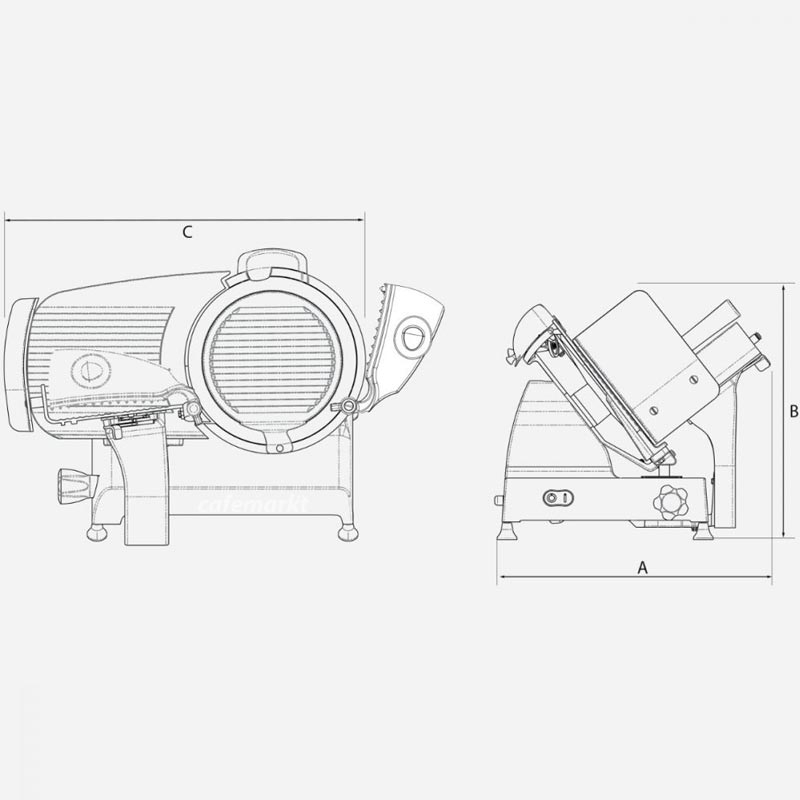 Berkel Red Line RL300 Gıda Dilimleme Makinesi, 300 mm, Kırmızı — Berkel — Görsel 7