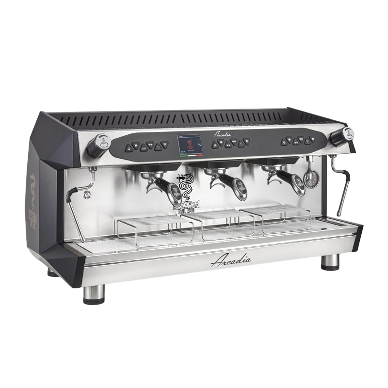 Bezzera Arcadia DE PID Tall Cup Tam Otomatik Espresso Kahve Makinesi, 3 Gruplu, Mat Siyah — Bezzera