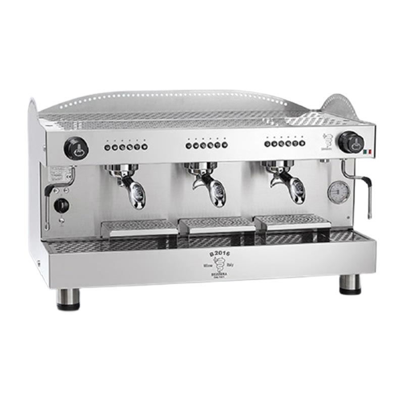 Bezzera B2016-PM Tall Cup Yarı Otomatik Espresso Kahve Makinesi, 3 Gruplu — Bezzera