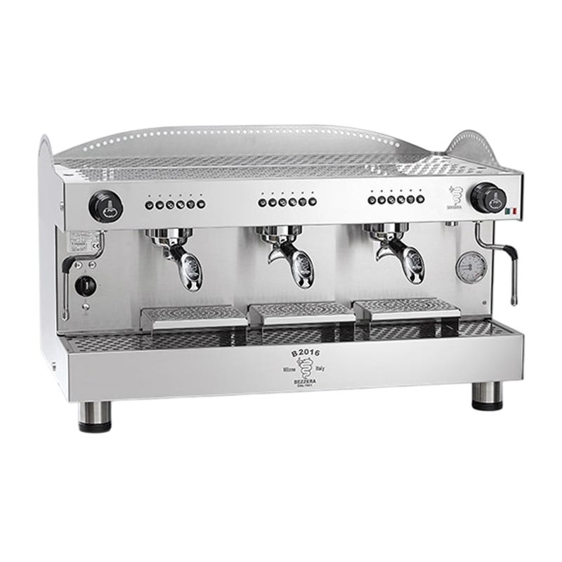 Bezzera B2016DE Tall Cup Tam Otomatik Espresso Kahve Makinesi, 3 Gruplu — Bezzera