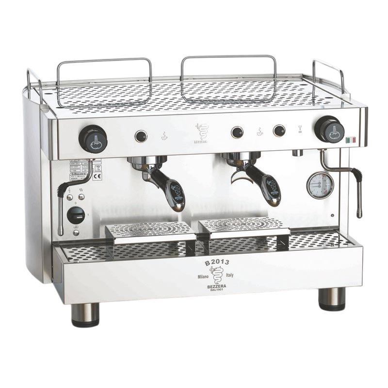 Bezzera B2016PM Tall Cup Yarı Otomatik Espresso Kahve Makinesi, 2 Gruplu — Bezzera