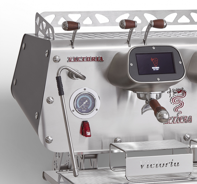 Bezzera Victoria Tall Cup Tam Otomatik Espresso Kahve Makinesi, 2 Gruplu, Siyah — Bezzera — Görsel 2