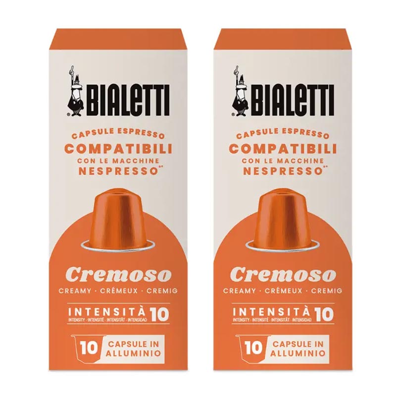 Bialetti Cremoso Nespresso Uyumlu Kapsül Kahve, 2x10 Adet — Bialetti