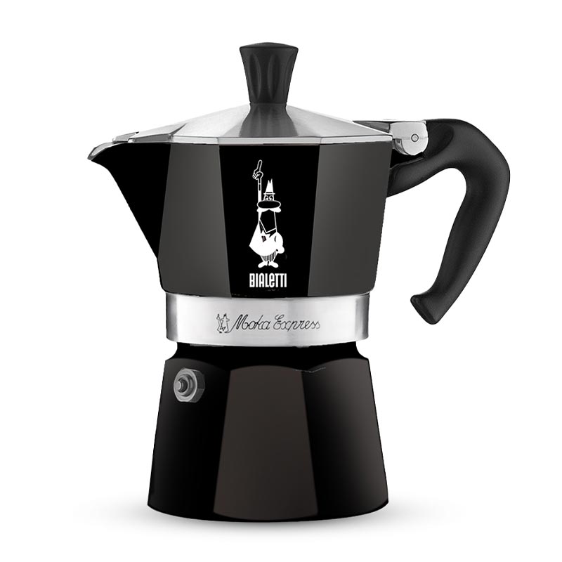 Bialetti Express Moka Pot, 3 Cup, Siyah — Bialetti