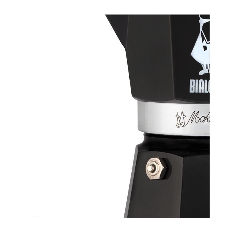 Bialetti Express Moka Pot, 3 Cup, Siyah — Bialetti — Görsel 3