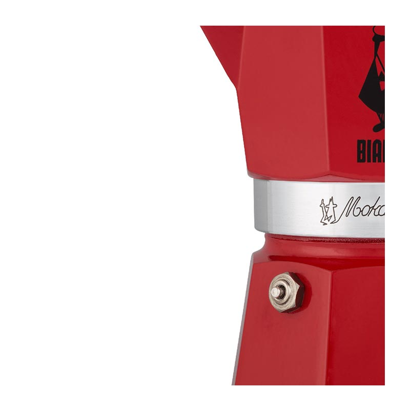 Bialetti Express Moka Pot, 6 Cup, Kırmızı — Bialetti — Görsel 3