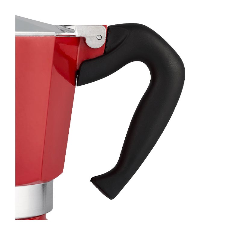 Bialetti Mini Express Moka Pot, 2 Cup + 2 Espresso Fincanı, Kırmızı — Bialetti — Görsel 5
