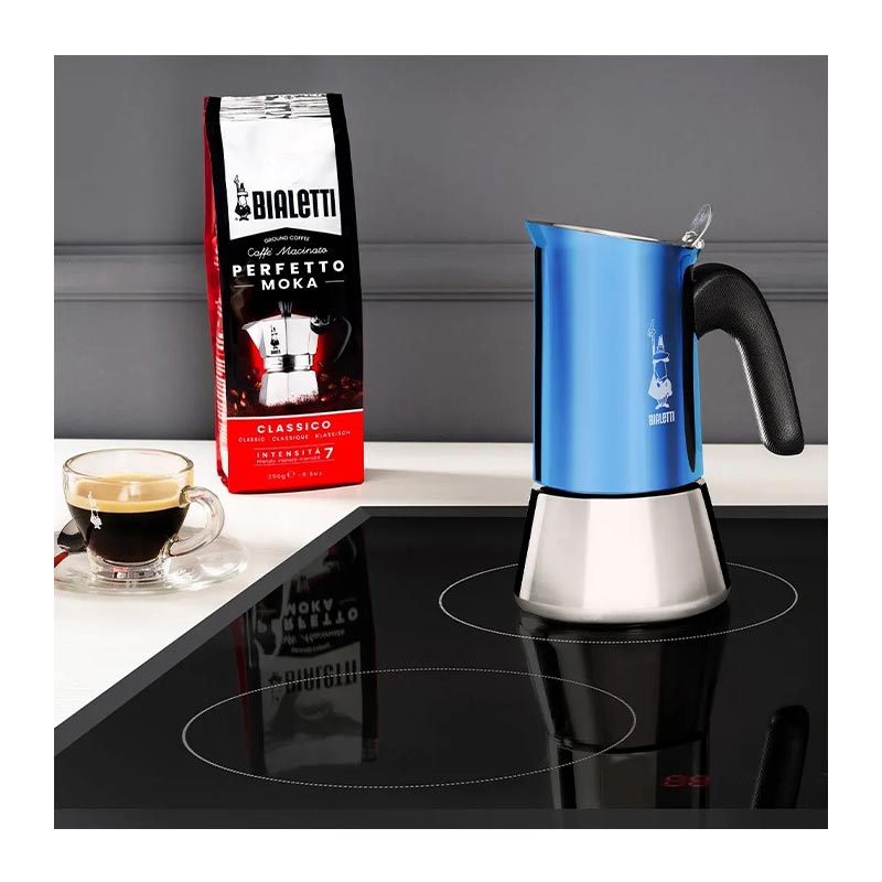 Bialetti Venüs Çelik Moka Pot, 4 Cup, Mavi — Bialetti — Görsel 3