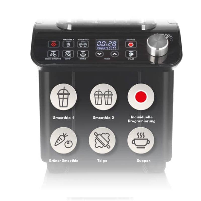 Bianco Di Puro Gusto Pro Bar Blender, 2 L, 1200 W, Siyah — Bianco Di Puro — Görsel 3