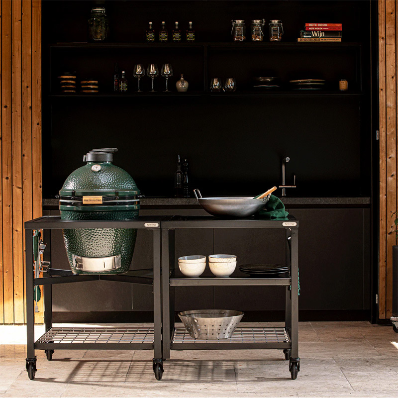 Big Green Egg Medium Barbekü Mangal, Kömürlü — Big Green Egg — Görsel 7