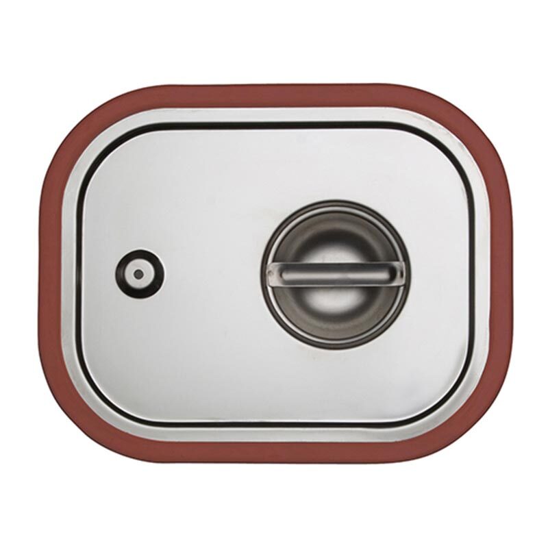 Bilge Inox GN 1/6 Sızdırmaz Contalı Gastronorm Küvet Kapak — Bilge Inox