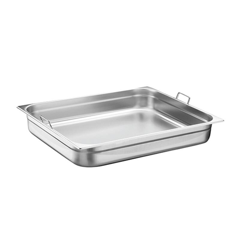 Bilge Inox GN 2/1-150 mm Paslanmaz Çelik Saplı Gastronorm Küvet — Bilge Inox