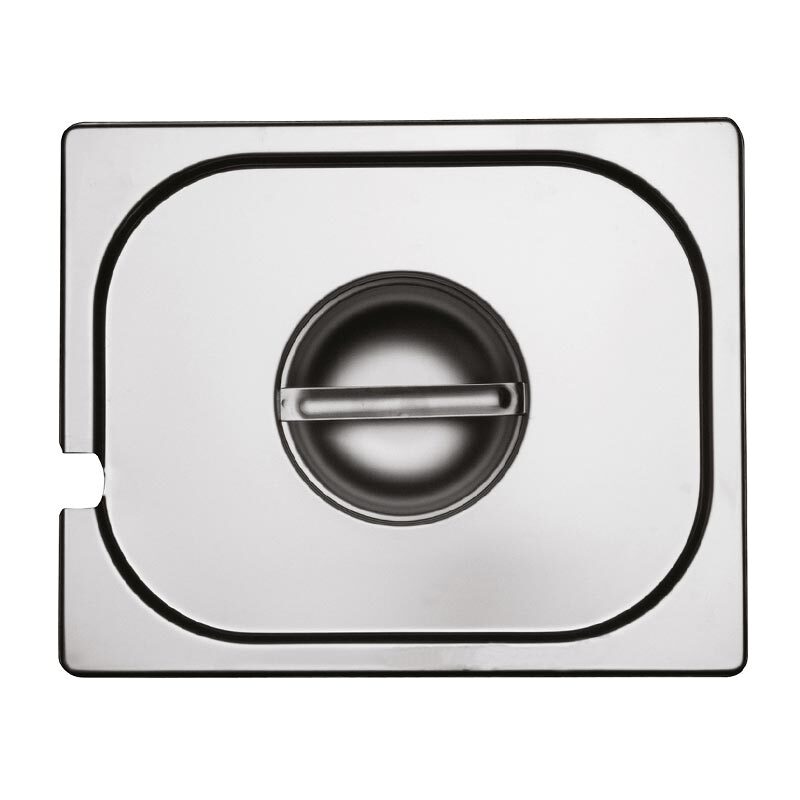 Bilge Inox GN 2/3 Kepçe Delikli Gastronorm Küvet Kapak — Bilge Inox