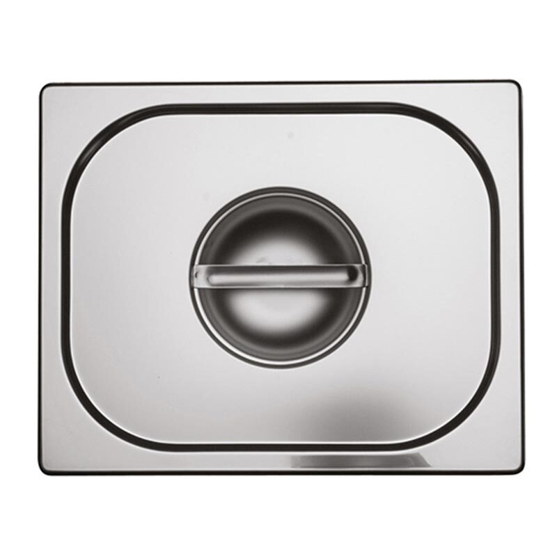 Bilge Inox GN 2/4 Paslanmaz Çelik Standart Gastronorm Küvet Kapak — Bilge Inox
