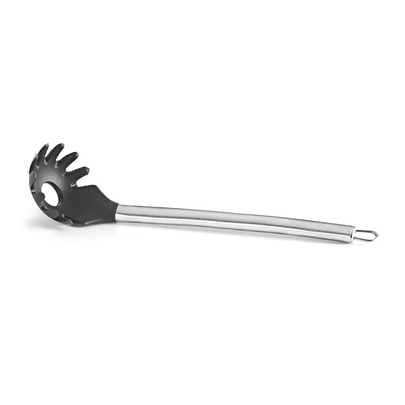 Biradlı BRD-0426-C Silikon Spagetti Kaşığı, 33 cm, Siyah — Biradlı