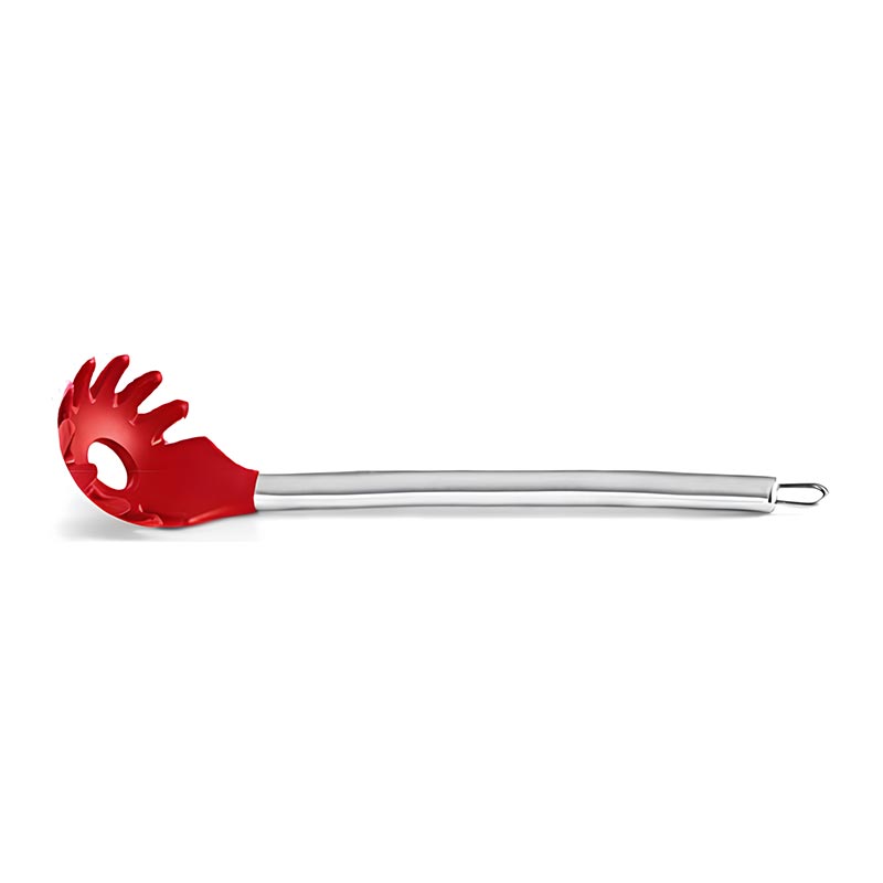 Biradlı BRD-0426-C Silikon Spagetti Kaşığı, 33 cm, Kırmızı — Biradlı
