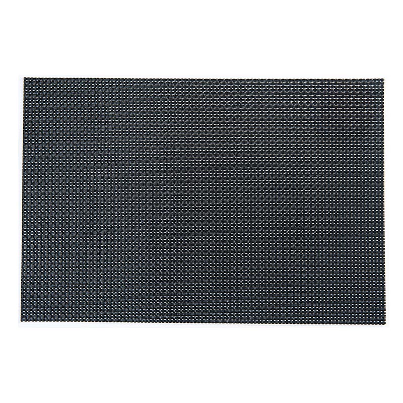 Biradlı BRD-044 Desenli PVC Amerikan Servis, 30x45 cm, Siyah — Biradlı