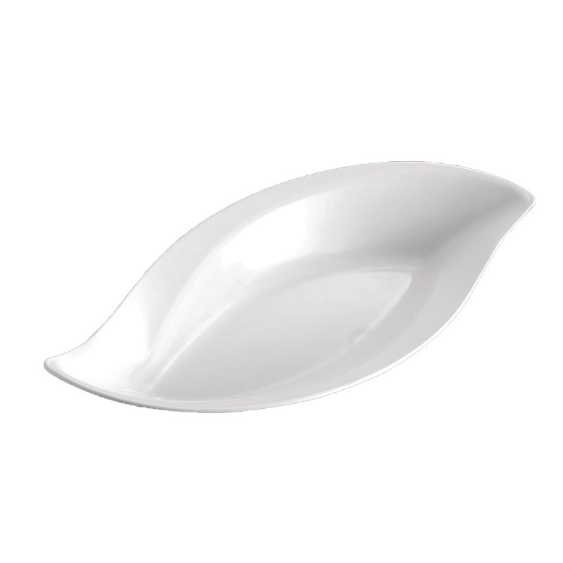 Biradlı BRD-118520 Melamin Kayık Soğuk Meze Sunum Tabağı, 50x24x6 cm — Biradlı